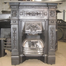 Cast Iron Bedroom Style Fireplace BFP09